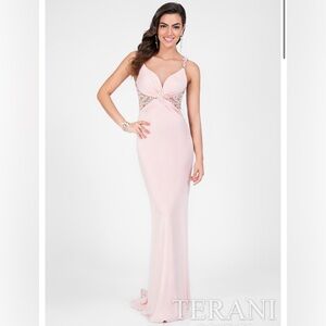 Terani size 8 Pink Prom Dress